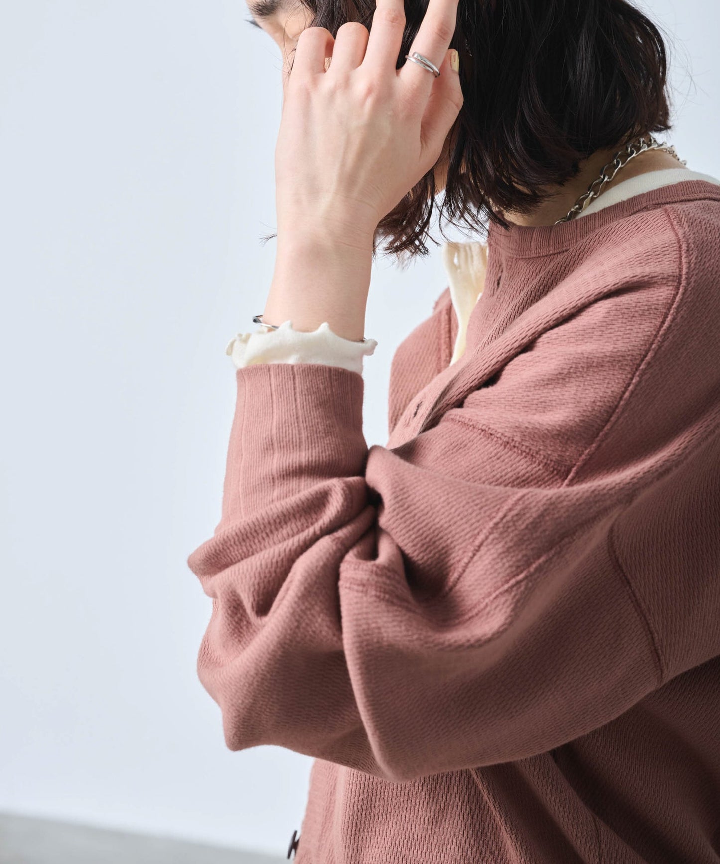 HONEYCOMB CARDIGAN / MIL25FCS3472