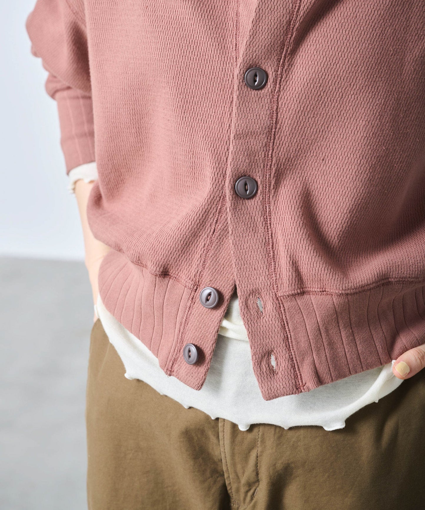 HONEYCOMB CARDIGAN / MIL25FCS3472