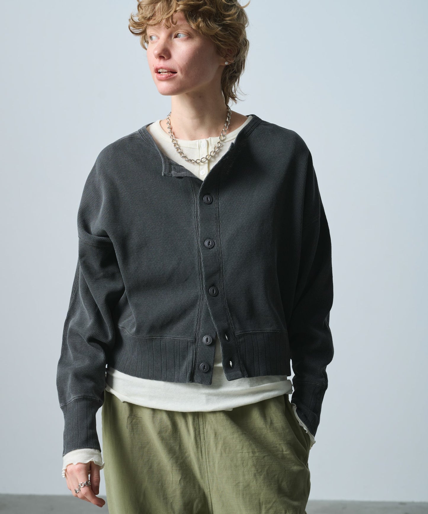 HONEYCOMB CARDIGAN / MIL25FCS3472