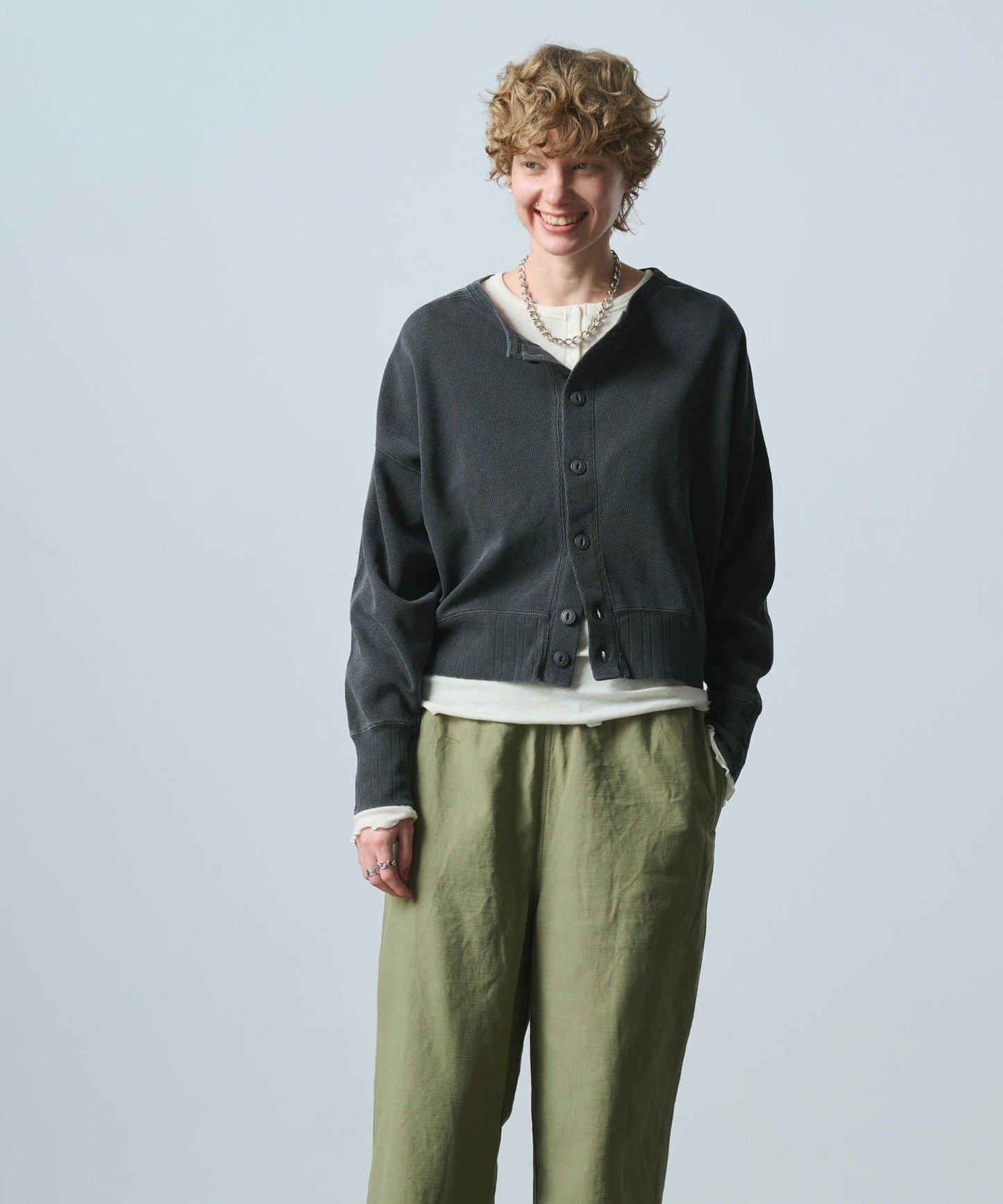 HONEYCOMB CARDIGAN / MIL25FCS3472