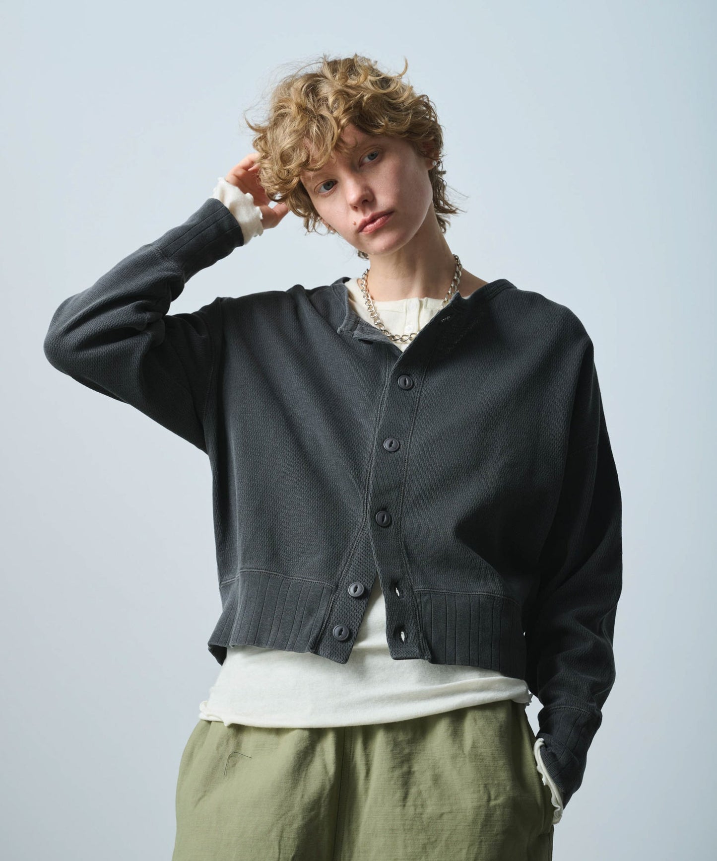 HONEYCOMB CARDIGAN / MIL25FCS3472