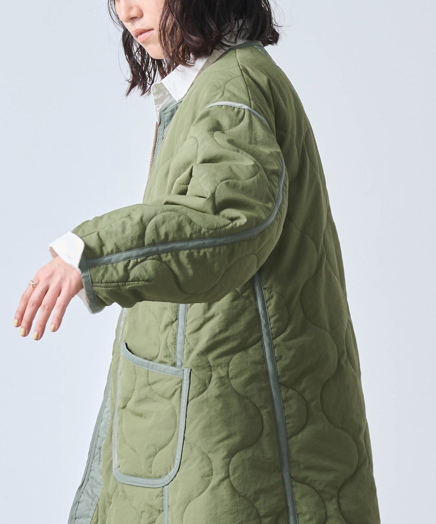 MIL QUILT ZIP UP JACKET/ MIL25FJK3229