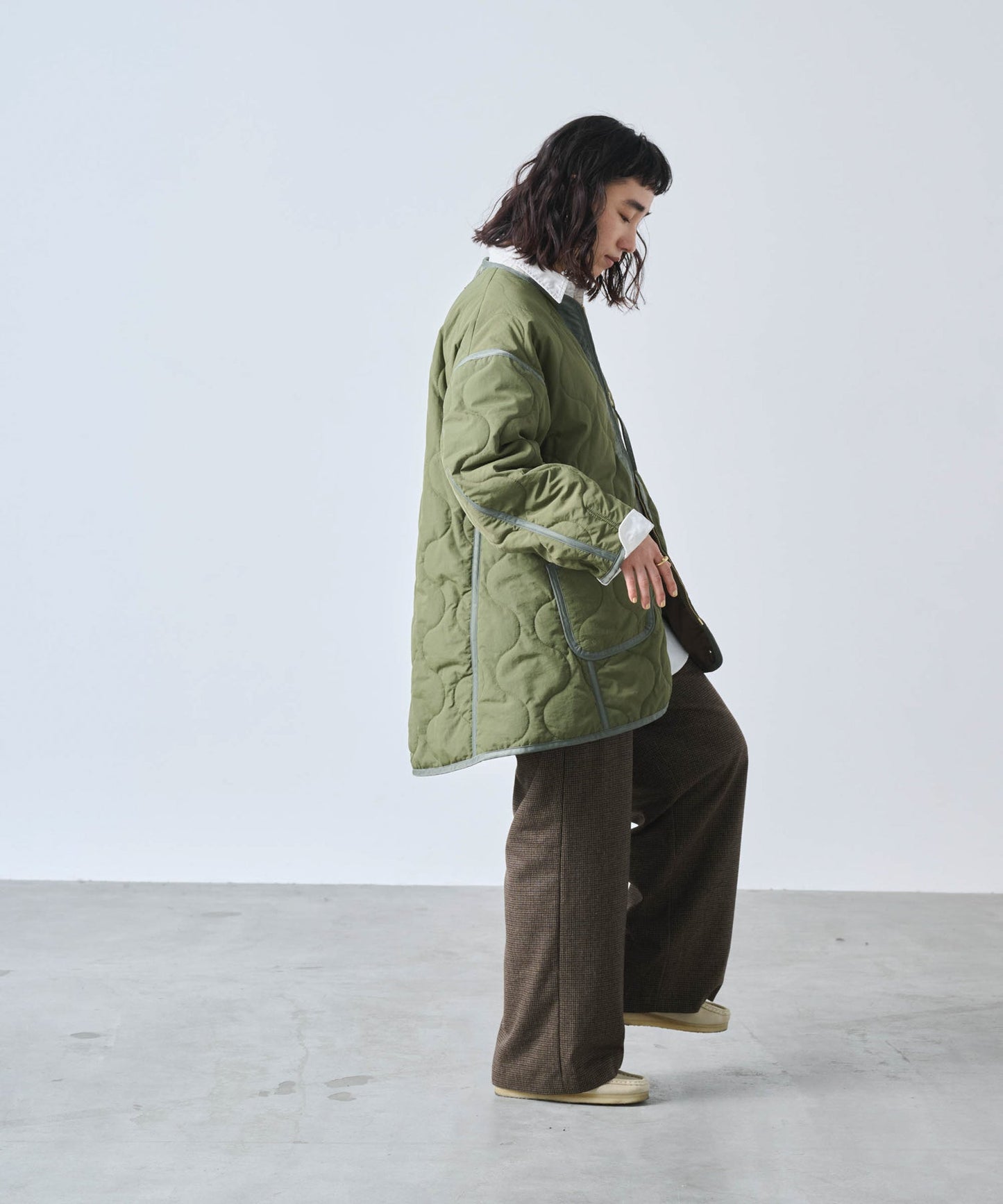 MIL QUILT ZIP UP JACKET/ MIL25FJK3229