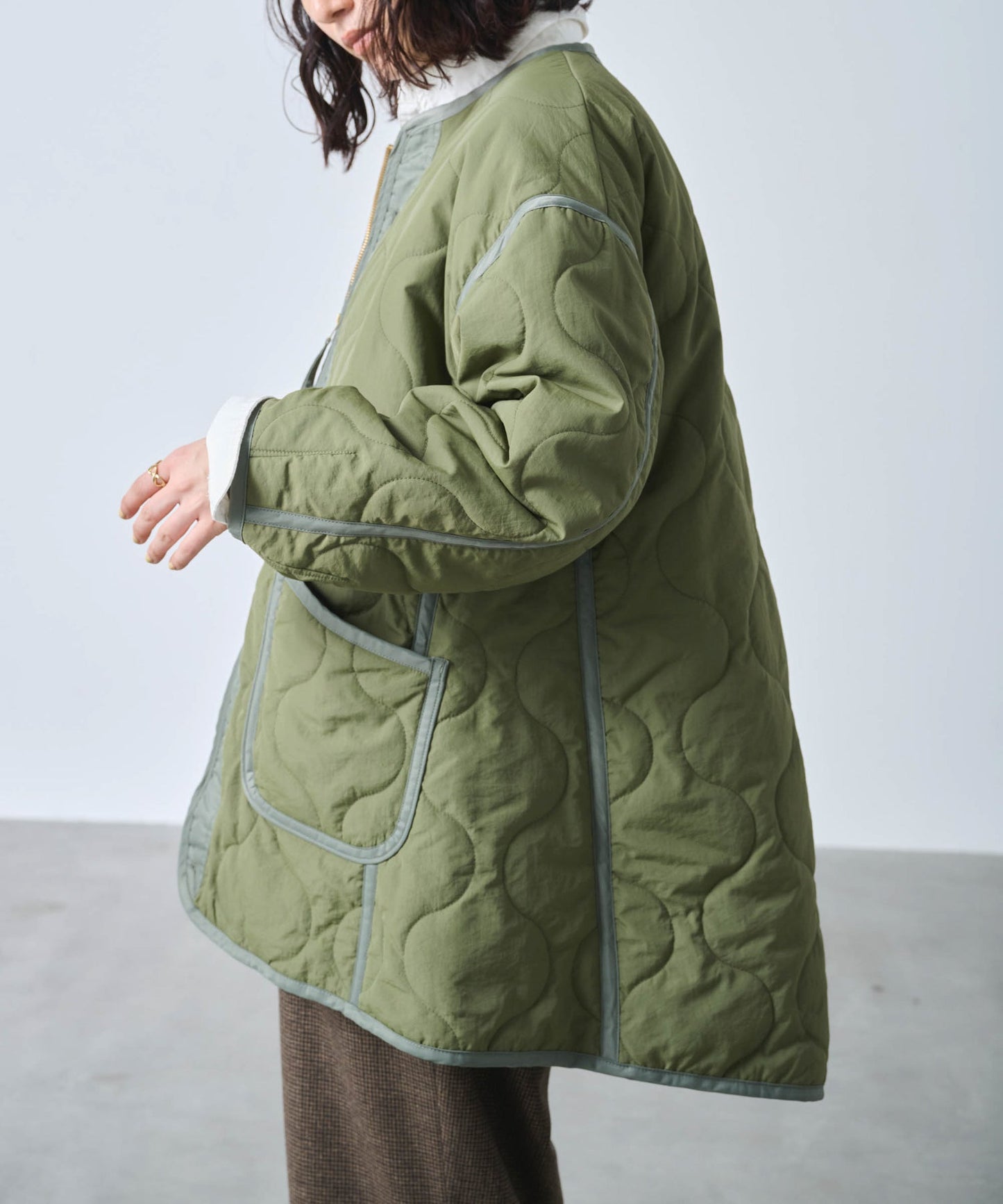 MIL QUILT ZIP UP JACKET/ MIL25FJK3229
