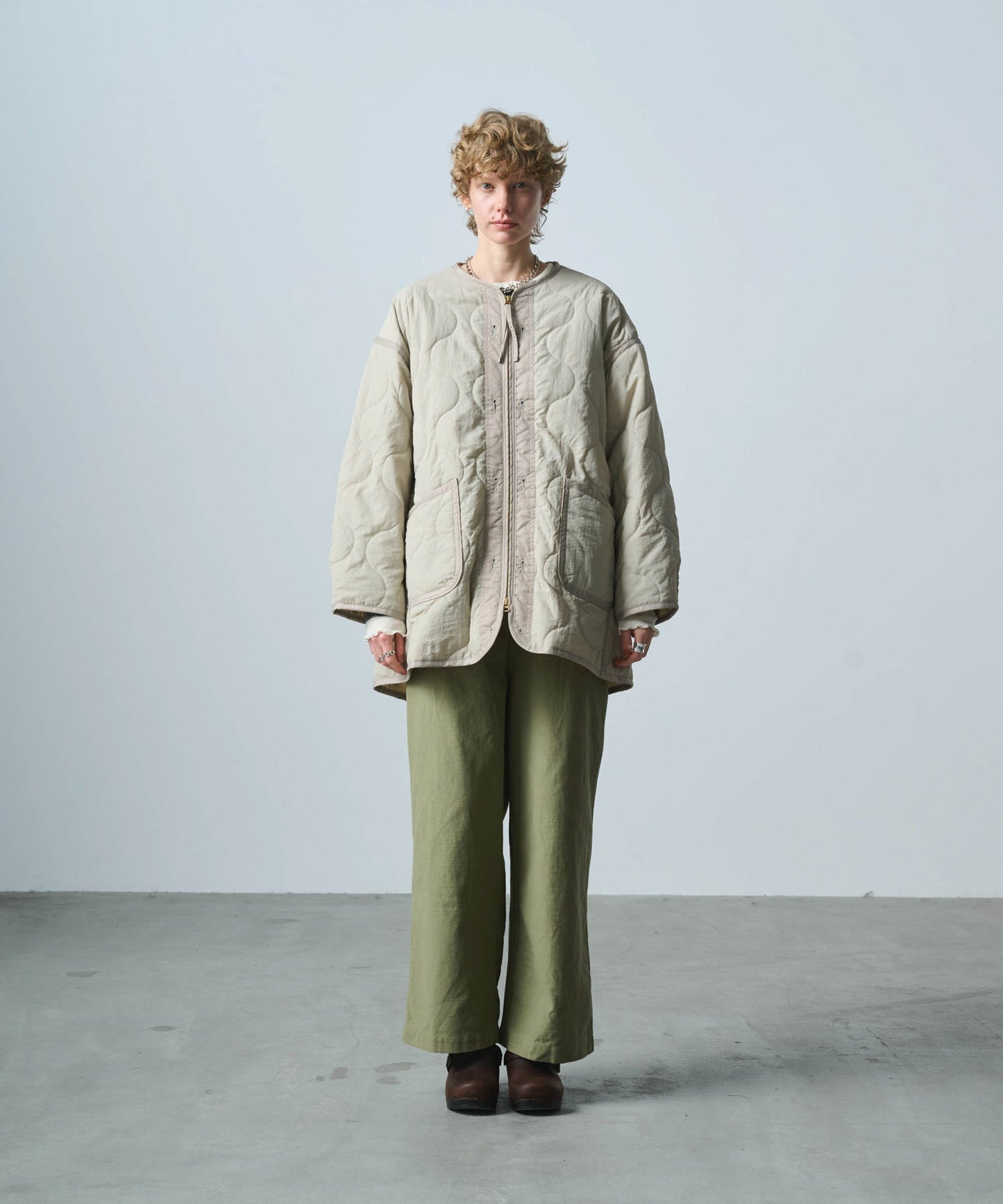 MIL QUILT ZIP UP JACKET/ MIL25FJK3229