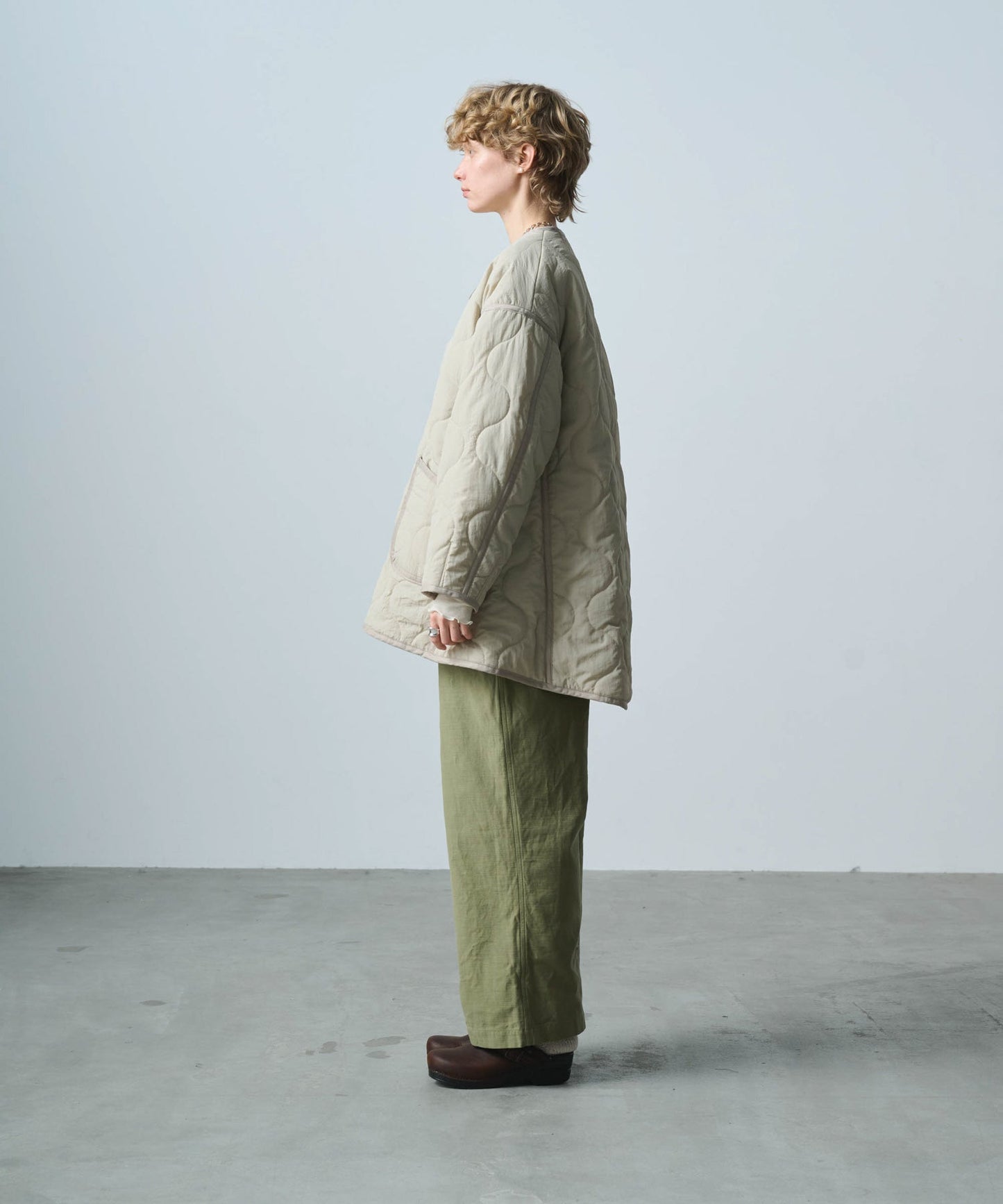 MIL QUILT ZIP UP JACKET/ MIL25FJK3229