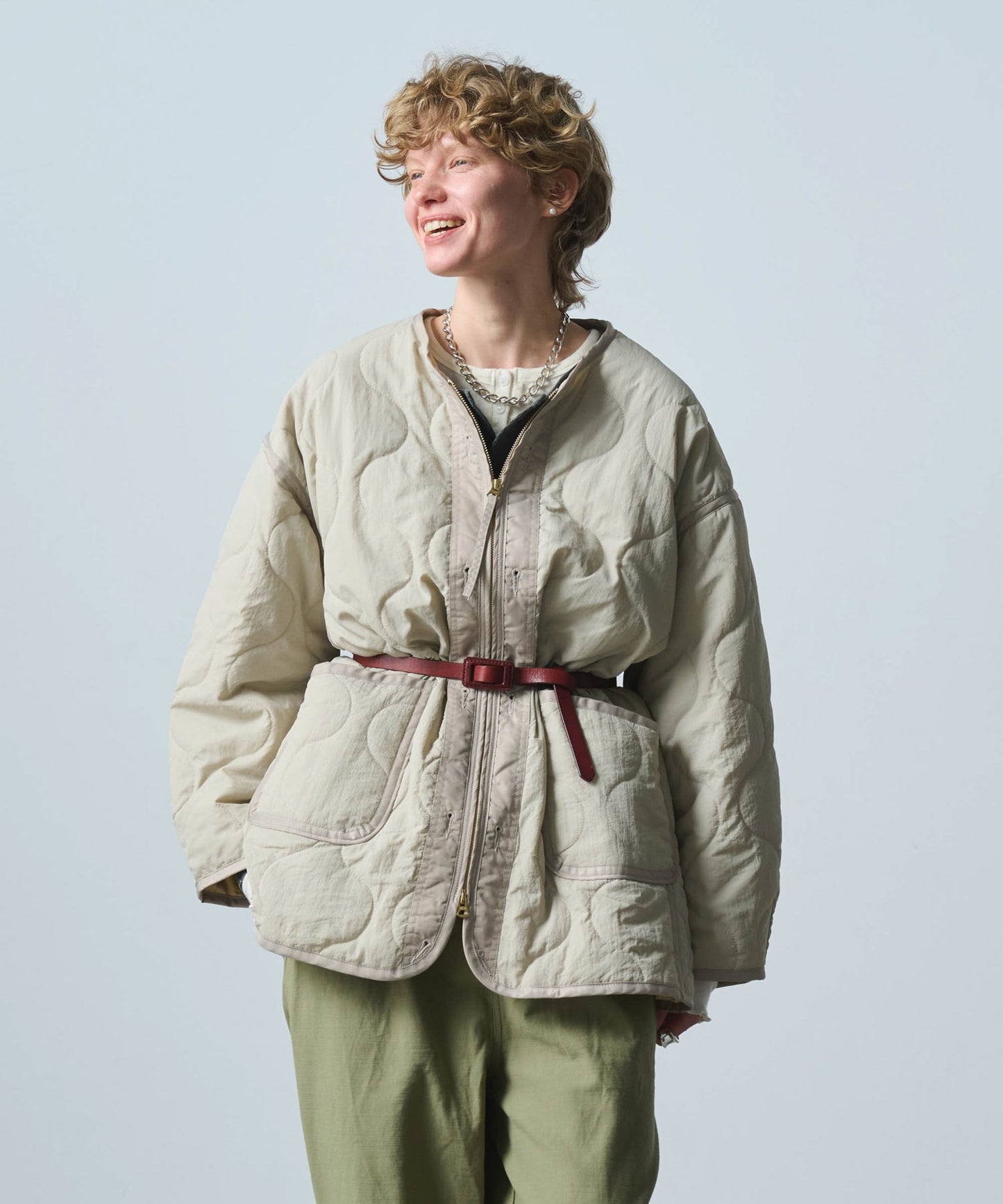 MIL QUILT ZIP UP JACKET/ MIL25FJK3229