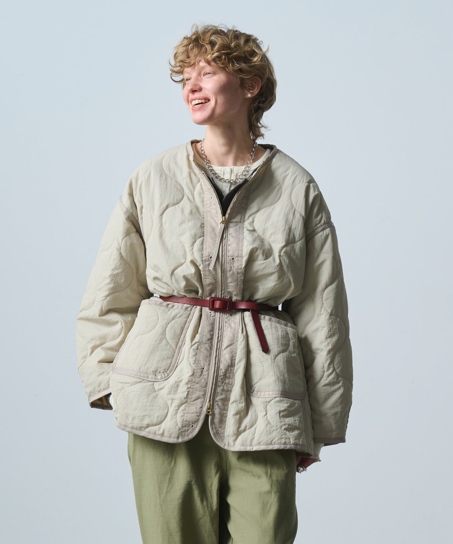 MIL QUILT ZIP UP JACKET/ MIL25FJK3229