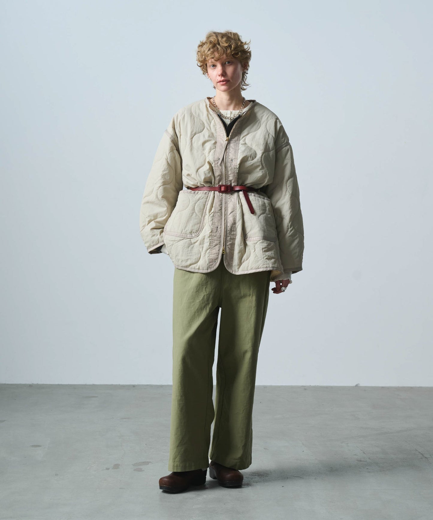 MIL QUILT ZIP UP JACKET/ MIL25FJK3229