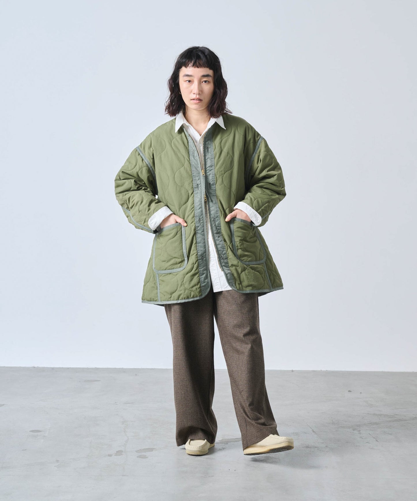 MIL QUILT ZIP UP JACKET/ MIL25FJK3229