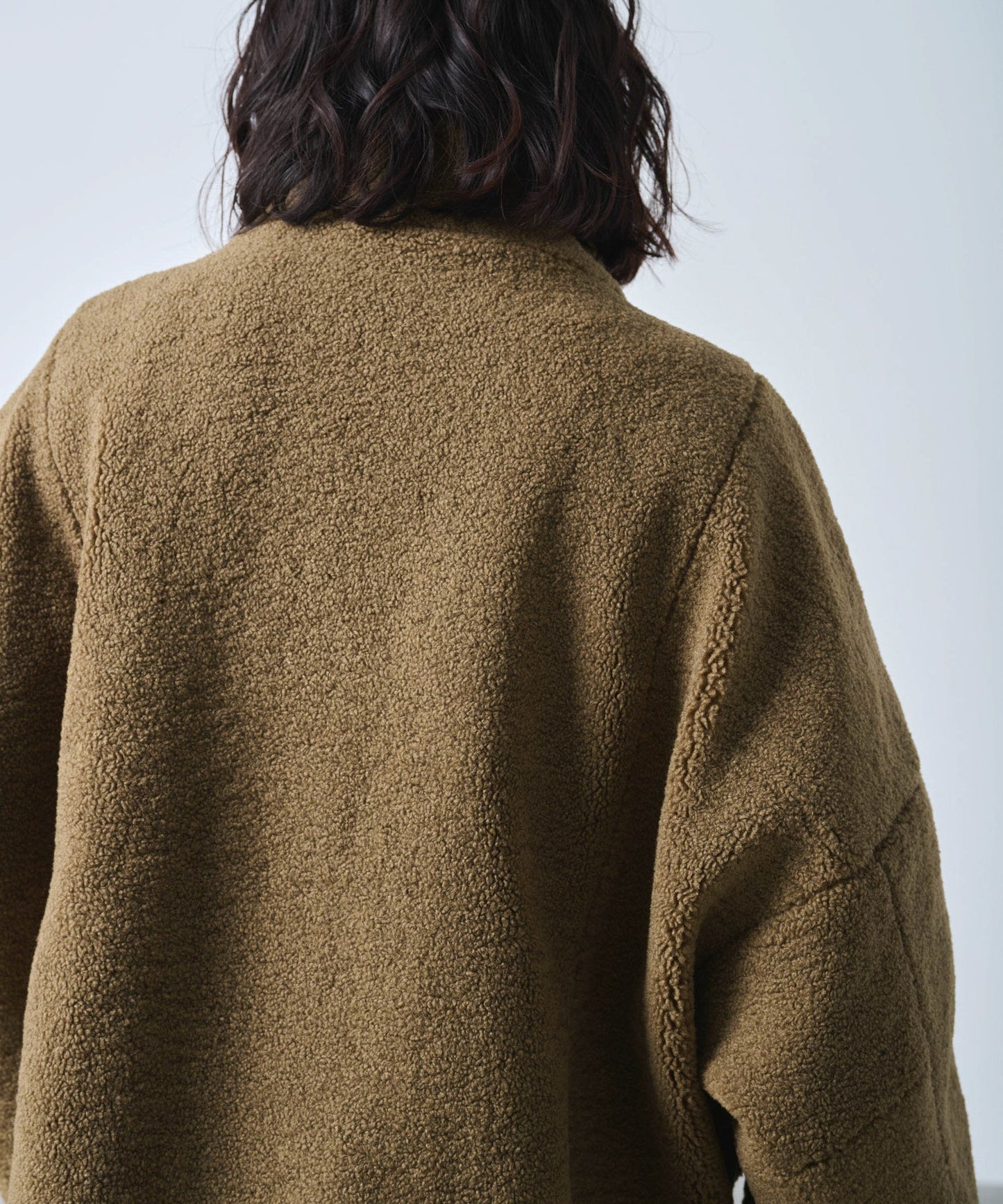 STAND COLLAR BOA JACKET/ MIL25FJK3244