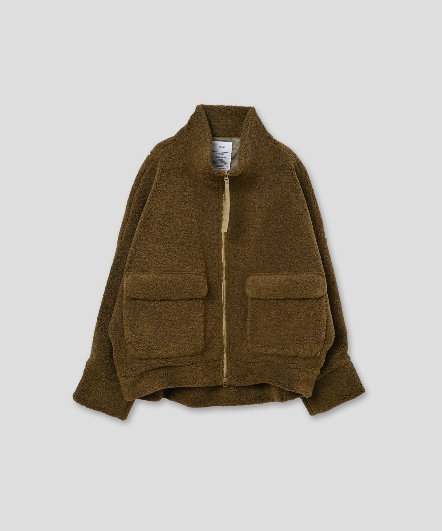 STAND COLLAR BOA JACKET/ MIL25FJK3244