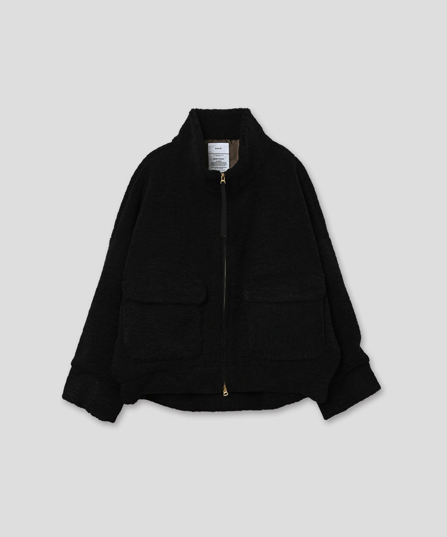 STAND COLLAR BOA JACKET/ MIL25FJK3244