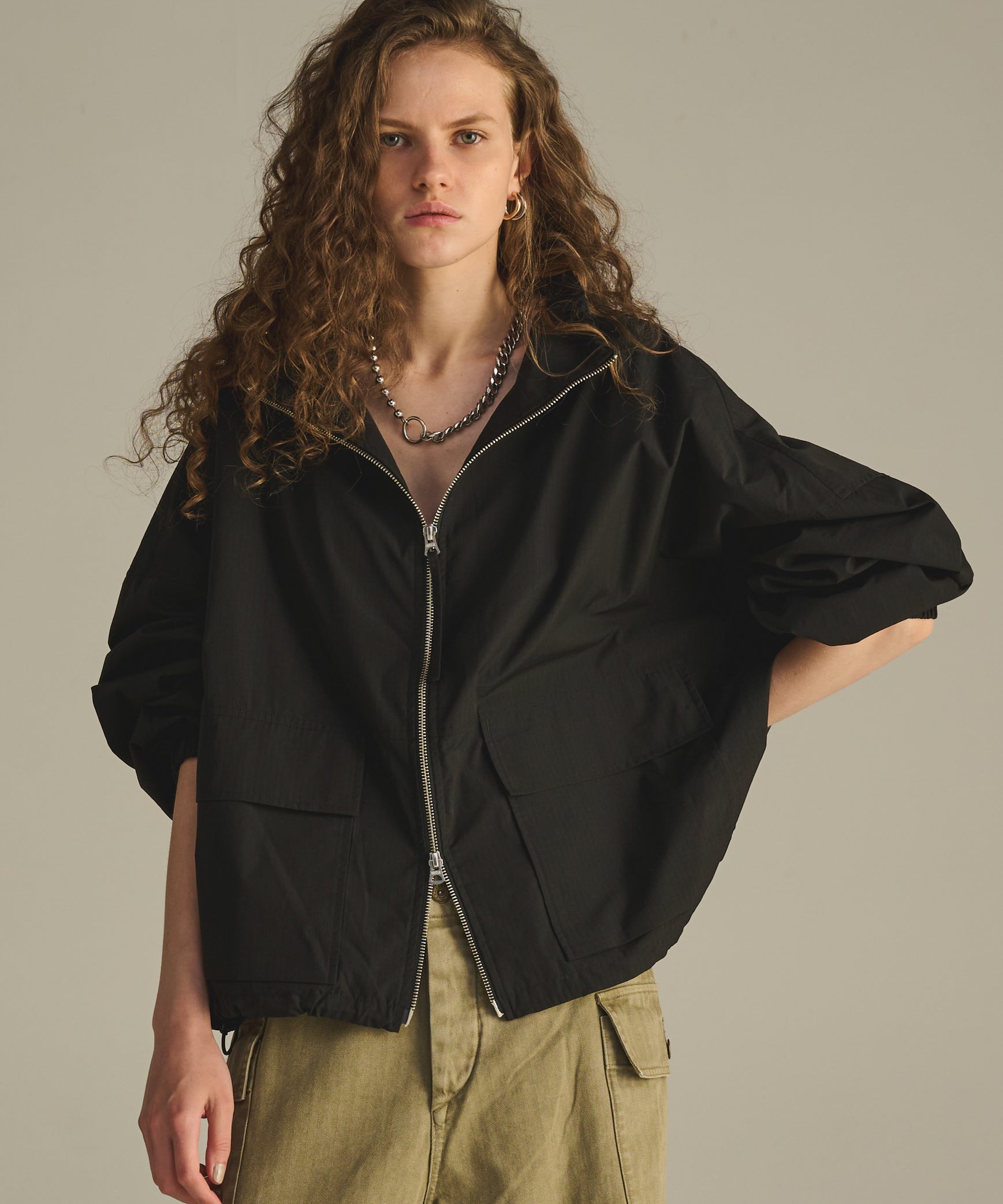 スタンドカラージャケット / MIL25HJK3232 – KHA:KI