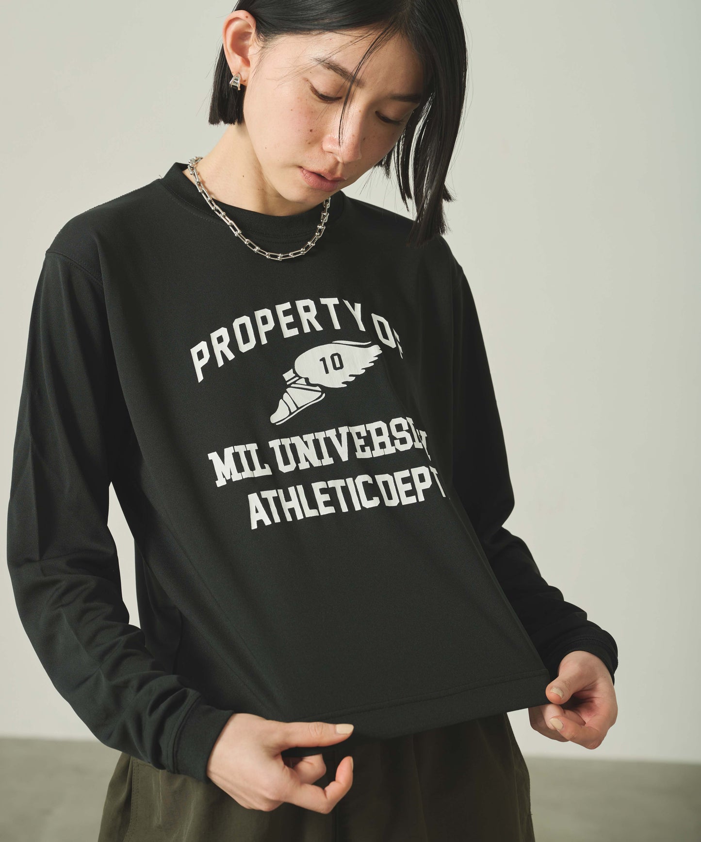 Q.DロングスリーブTシャツ / MIL25SCS3447