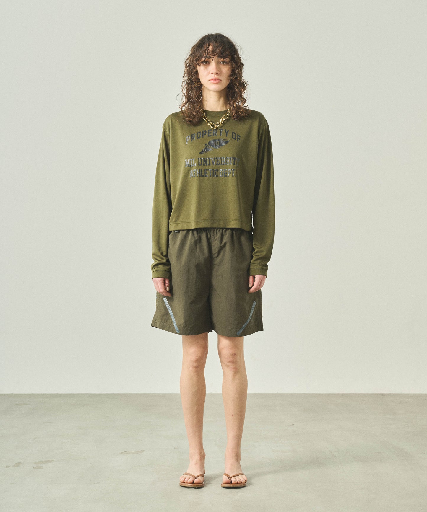 Q.DロングスリーブTシャツ / MIL25SCS3447