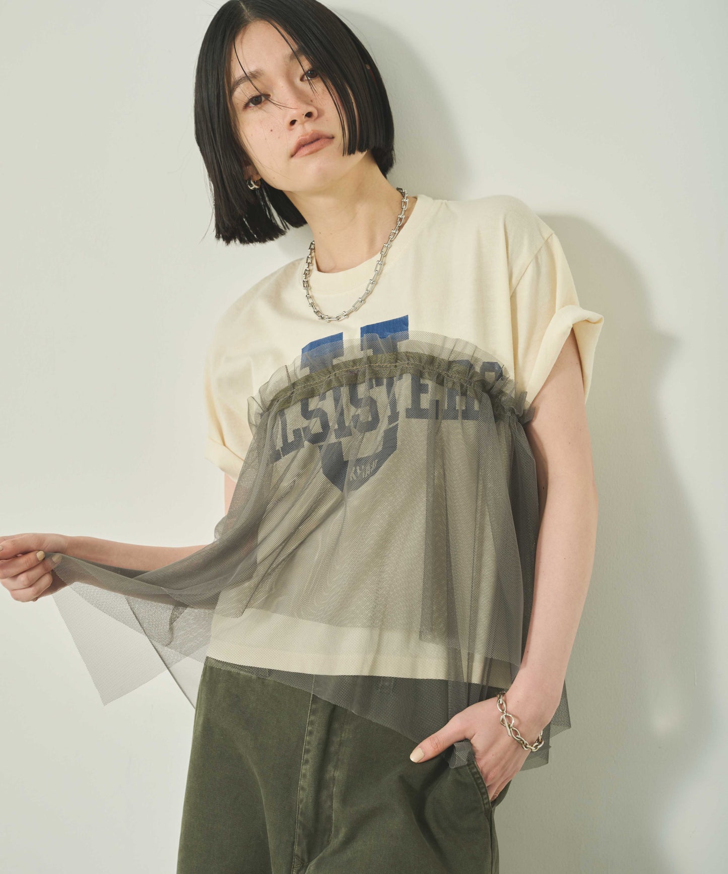 リメイクレイヤードTEE / MIL25SCS3455