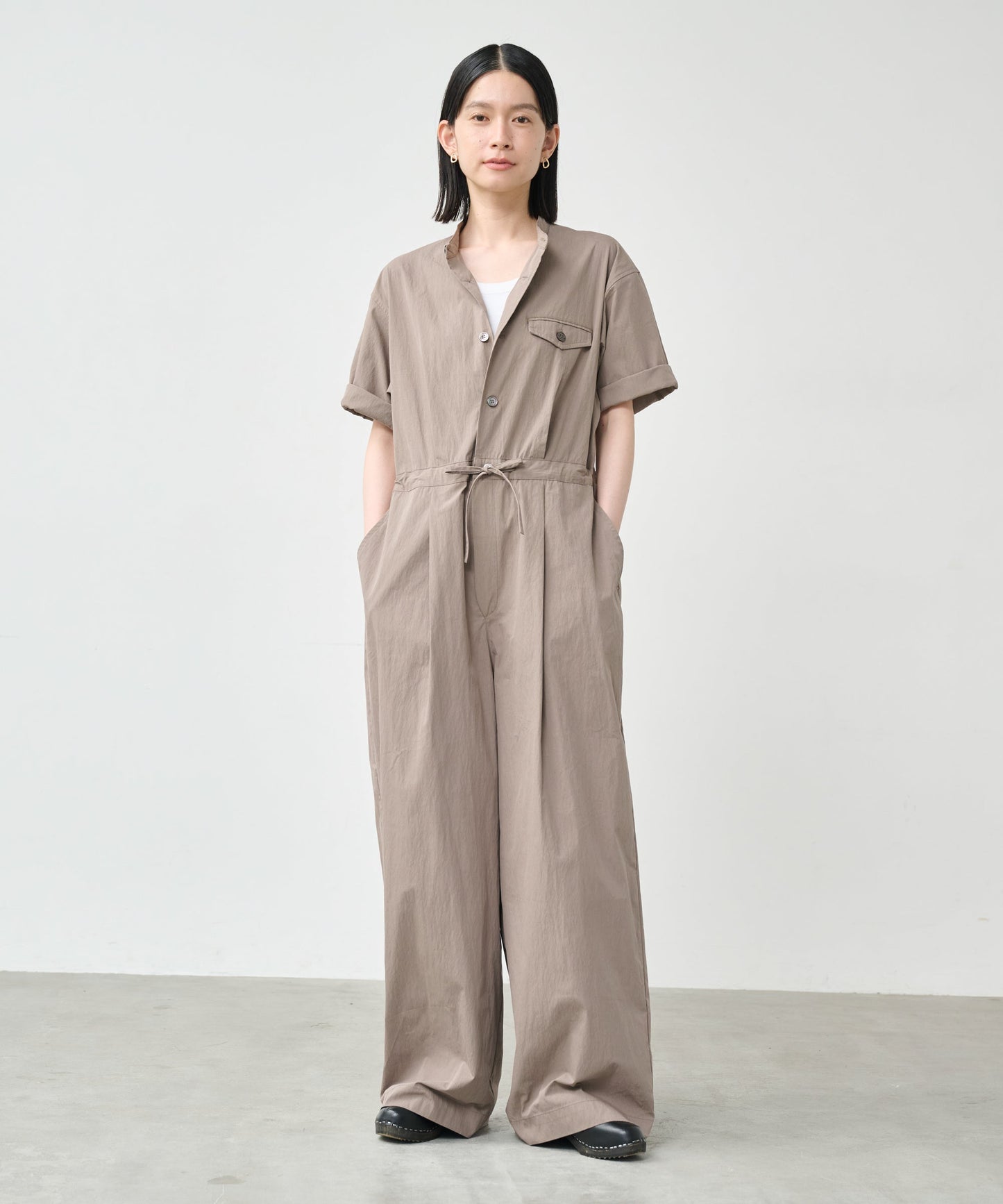 HALF SLEEVE JUMPSUIT / MIL26HPT3247