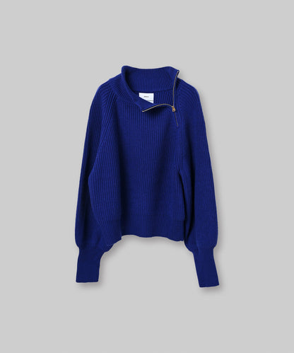 HALF ZIP MIL KNIT TOP / MIL24FKN3031