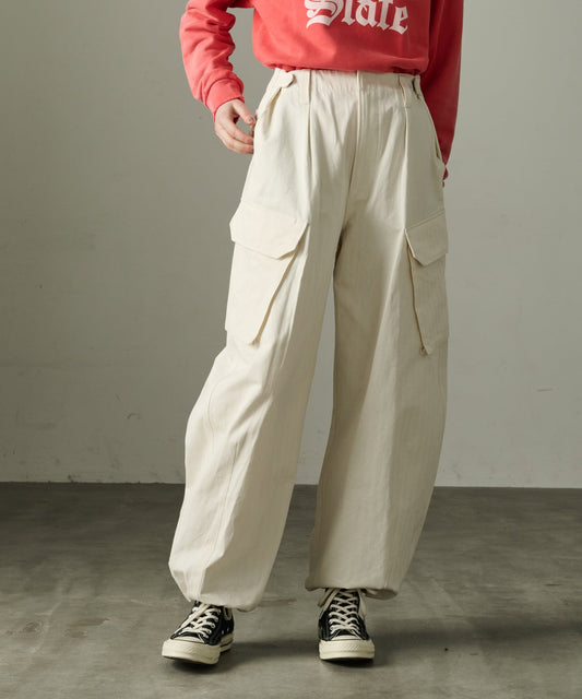 H.B. WIDE CARGO PANTS / MIL24FPT3214