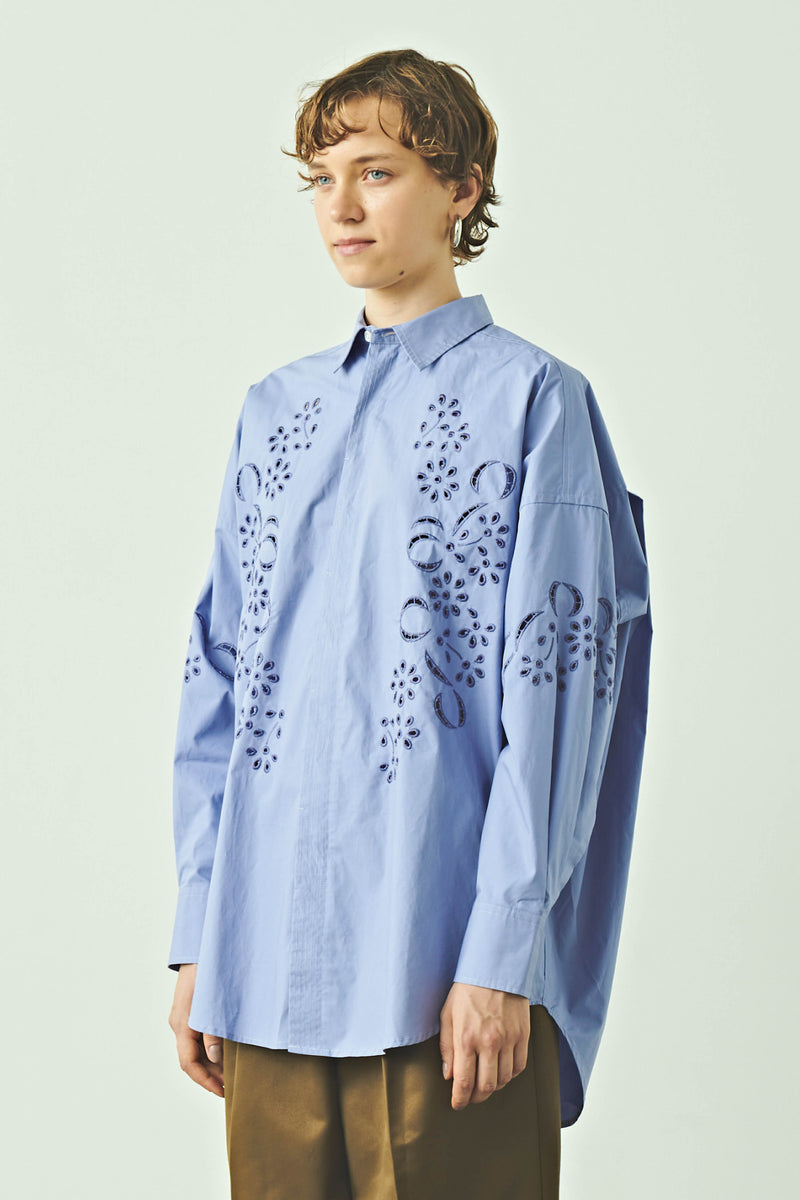 Coming soon...<br>EMBROIDERY SHIRT / MIL24HBL3129