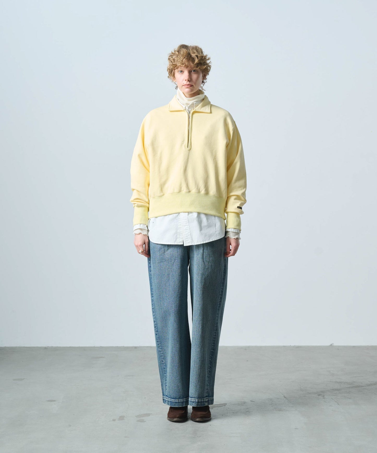 HALF ZIP SWEAT SHIRTS/ MIL25FCS3466