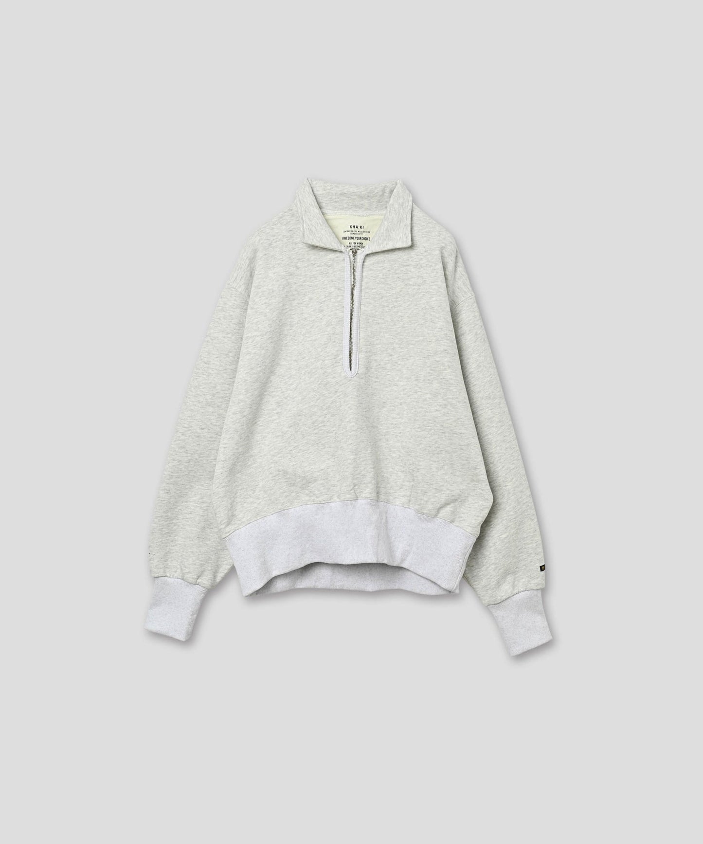 HALF ZIP SWEAT SHIRTS/ MIL25FCS3466