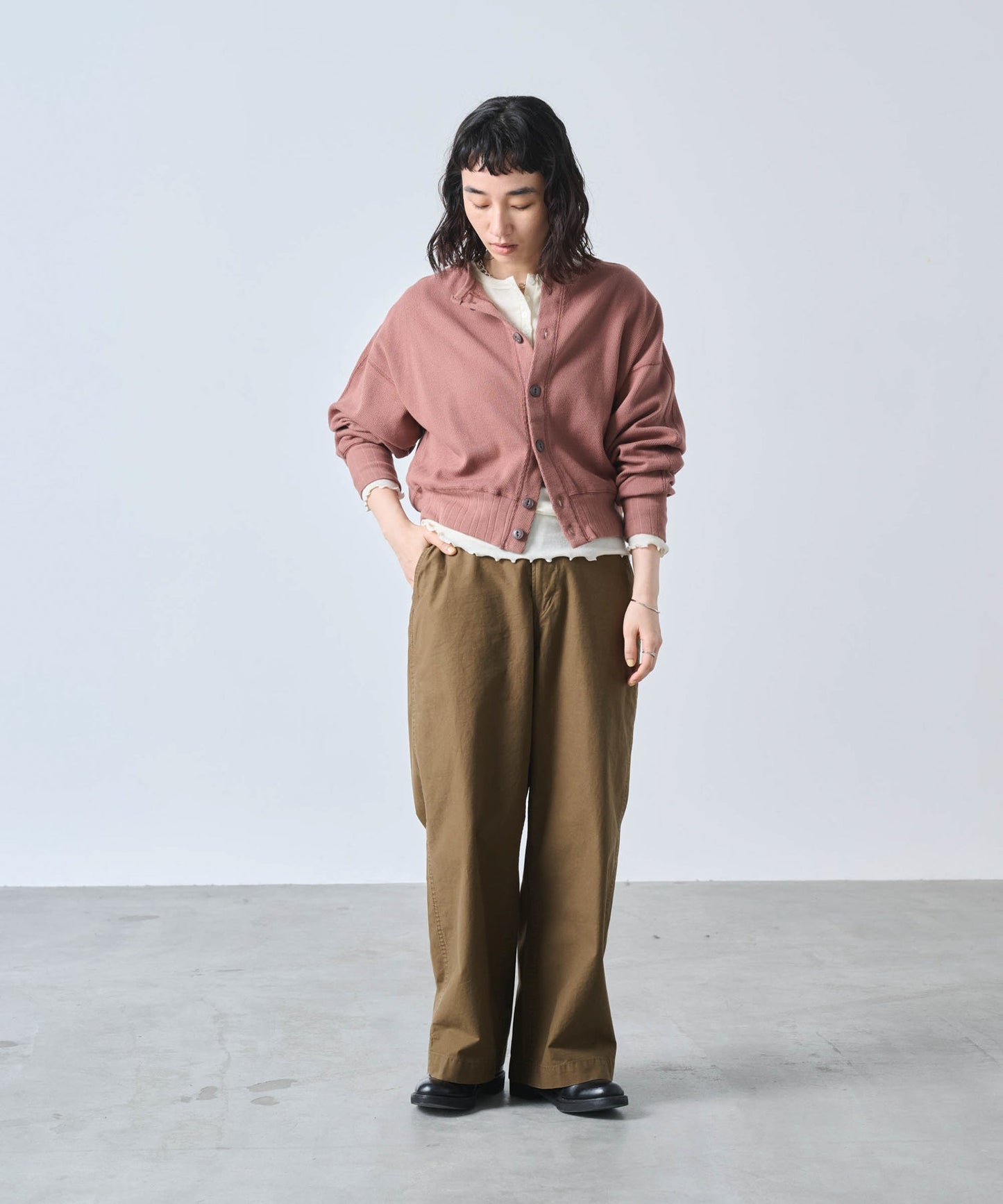 HONEYCOMB CARDIGAN / MIL25FCS3472