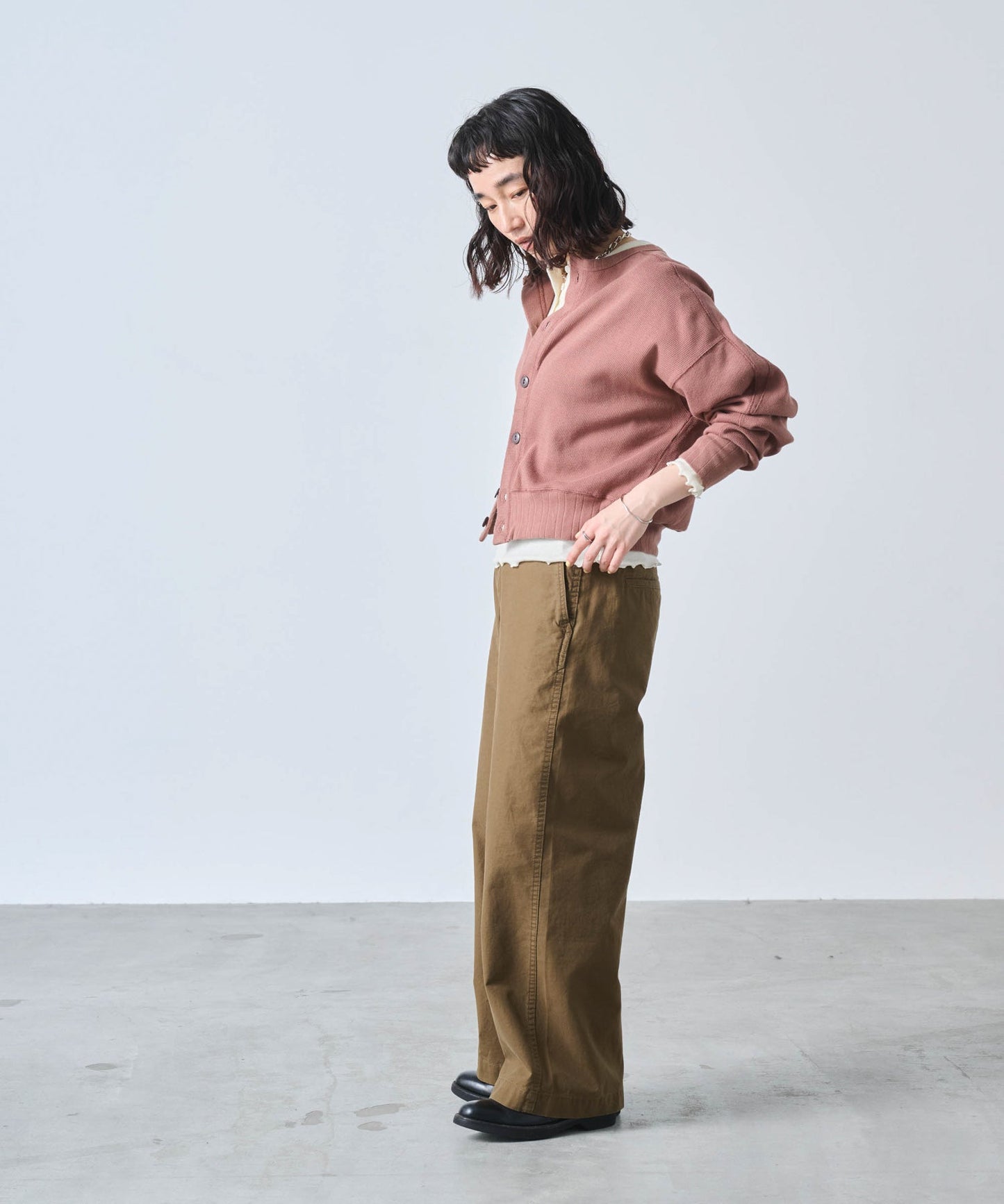 HONEYCOMB CARDIGAN / MIL25FCS3472