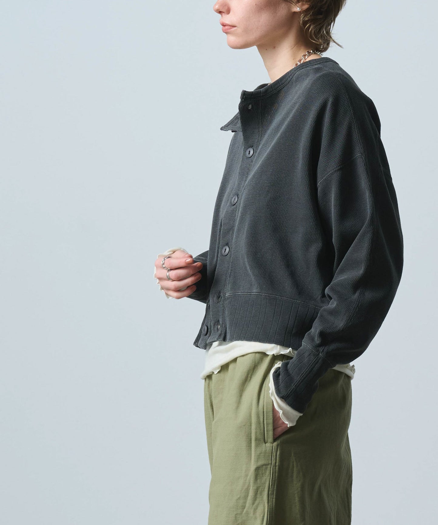 HONEYCOMB CARDIGAN / MIL25FCS3472