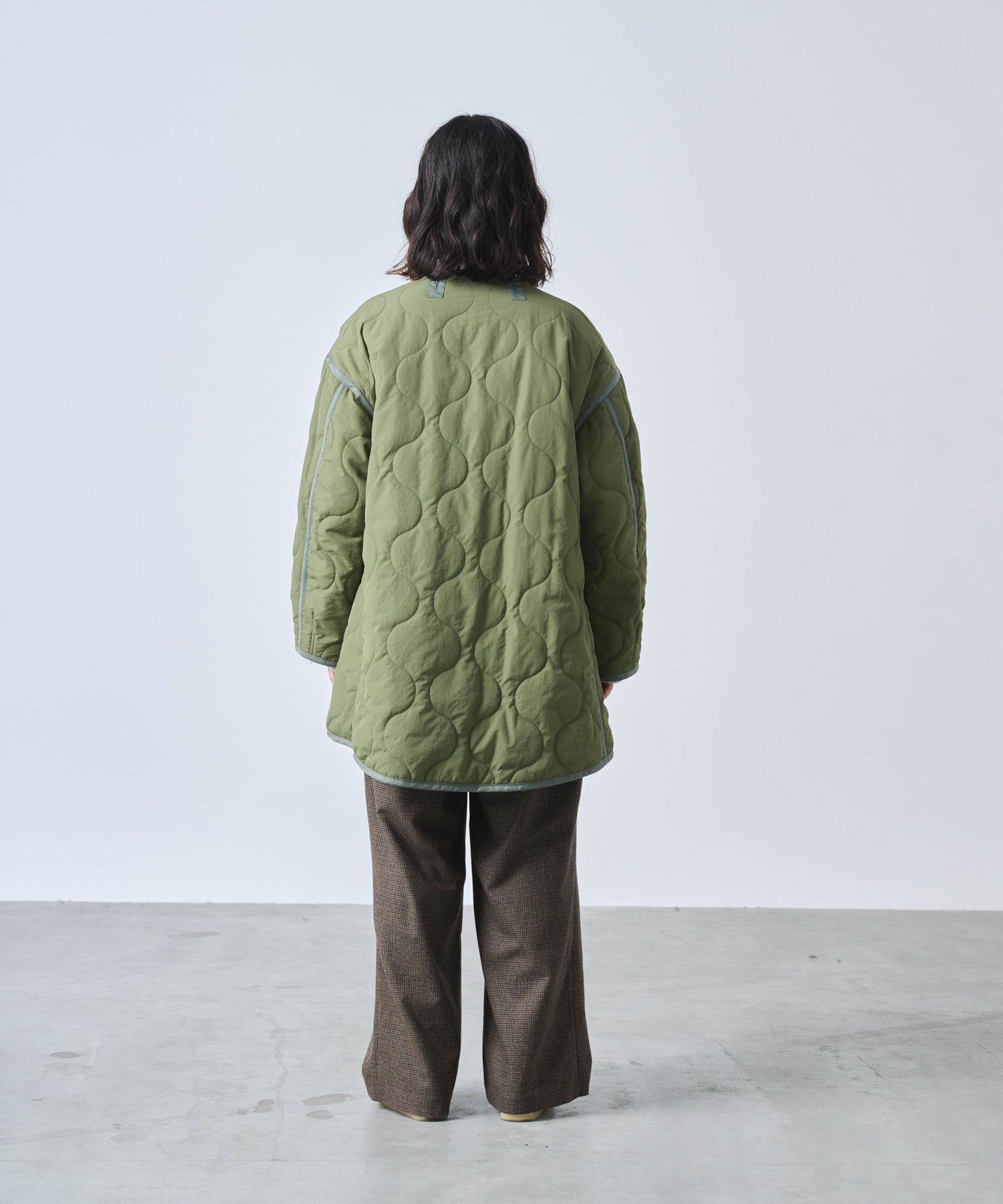 ミリタリージャケット MIL QUILT ZIP UP JACKET/ MIL25FJK3229 – KHA:KI