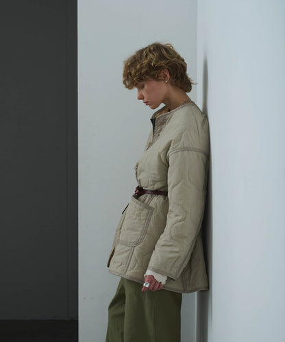 MIL QUILT ZIP UP JACKET/ MIL25FJK3229
