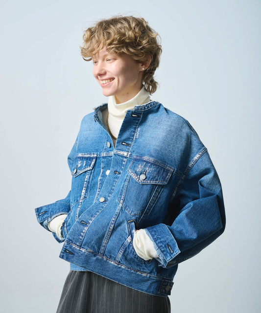 FOIL PRINT DENIM JKT/ MIL25FJK3236