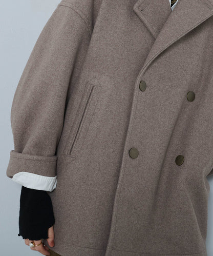 COCOON PEA-COAT  / MIL25FJK3243