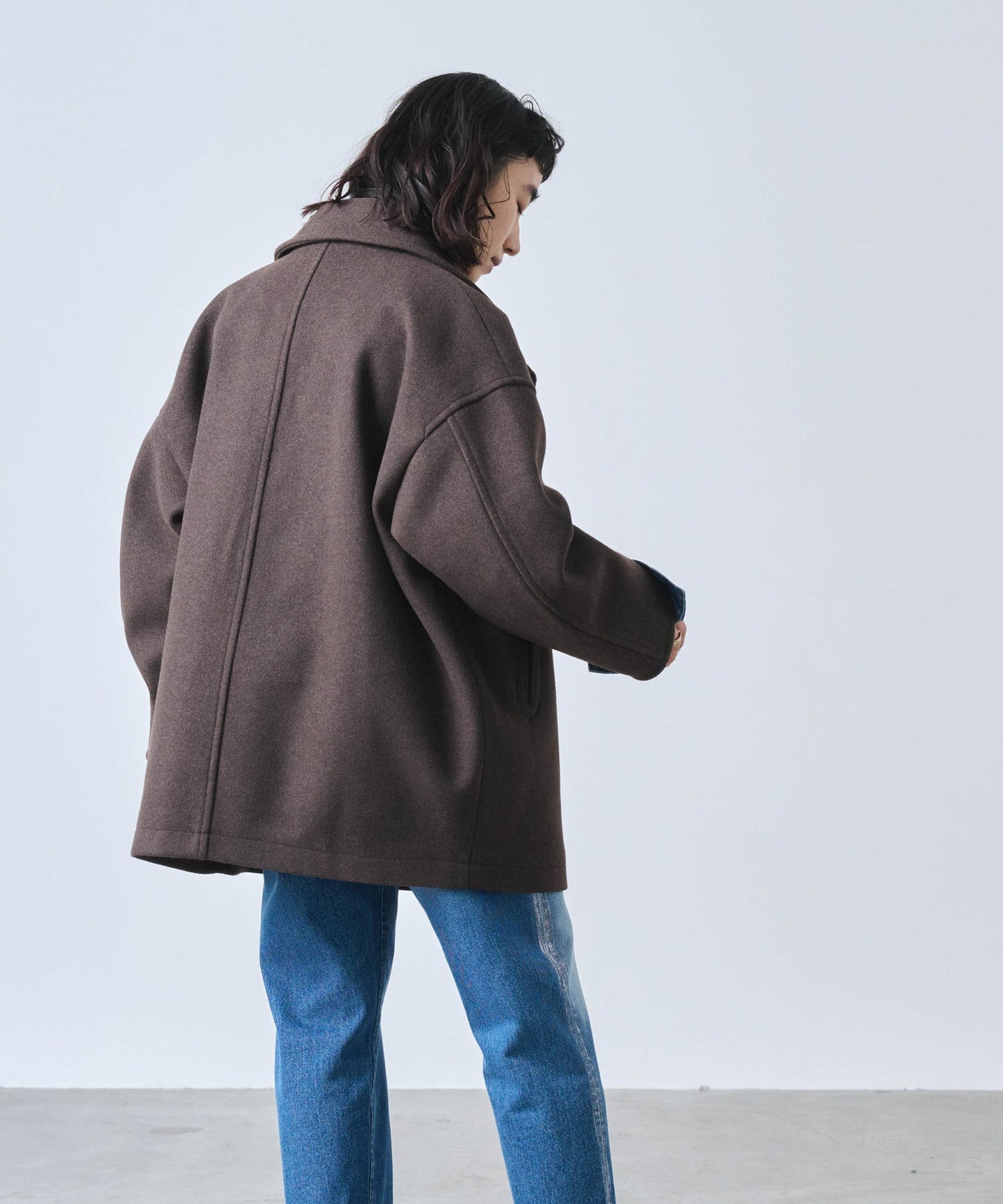 COCOON PEA-COAT  / MIL25FJK3243