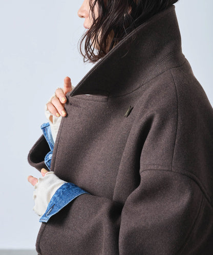 COCOON PEA-COAT  / MIL25FJK3243