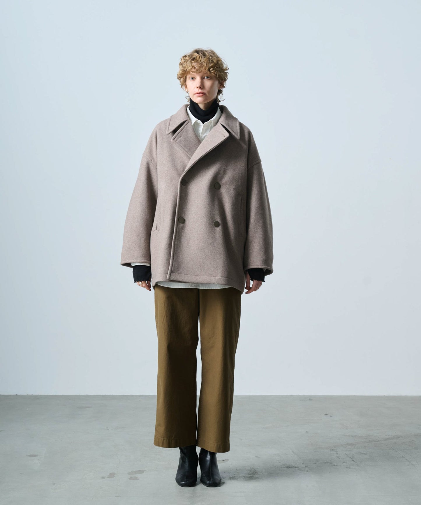 COCOON PEA-COAT  / MIL25FJK3243