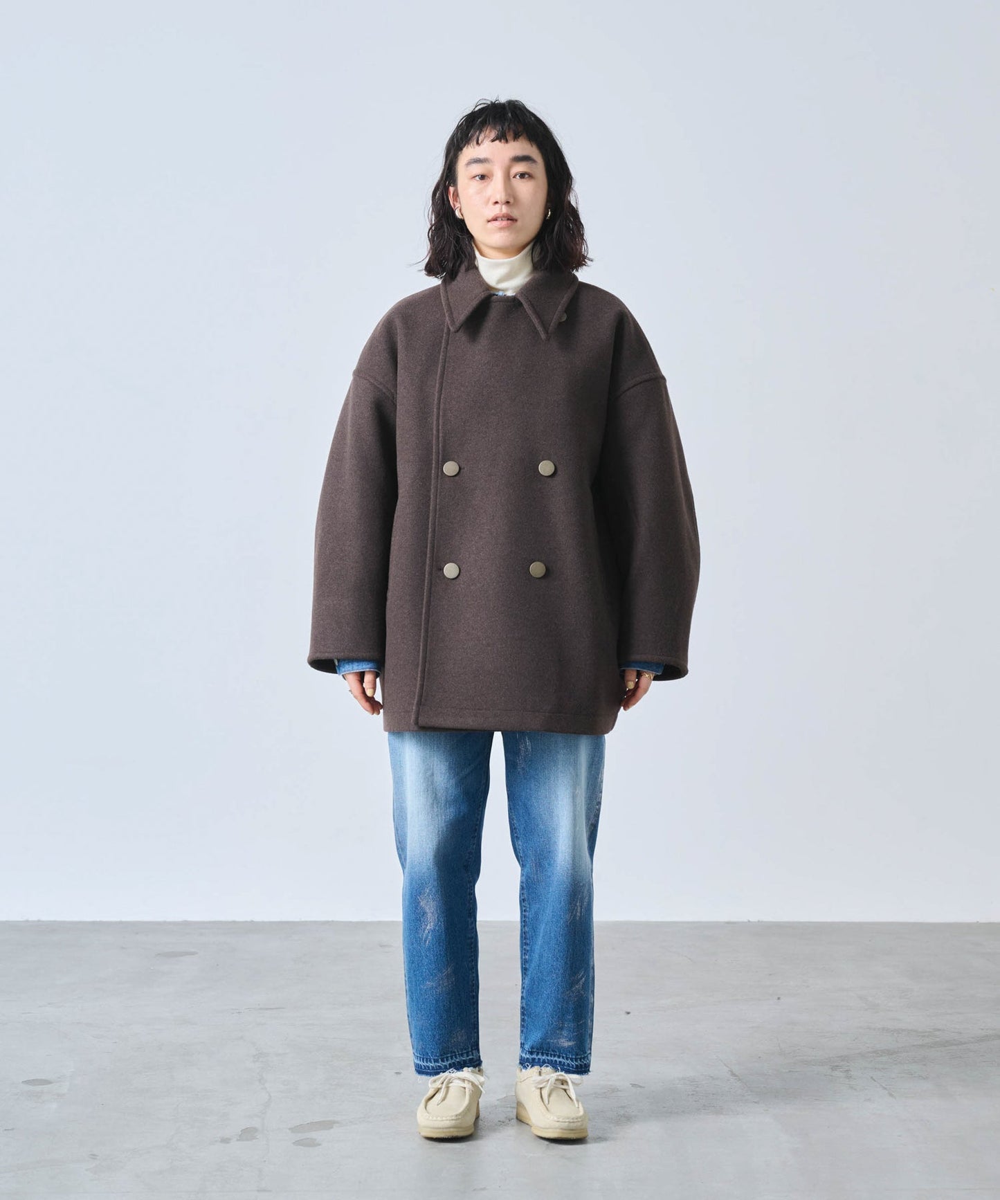 COCOON PEA-COAT  / MIL25FJK3243