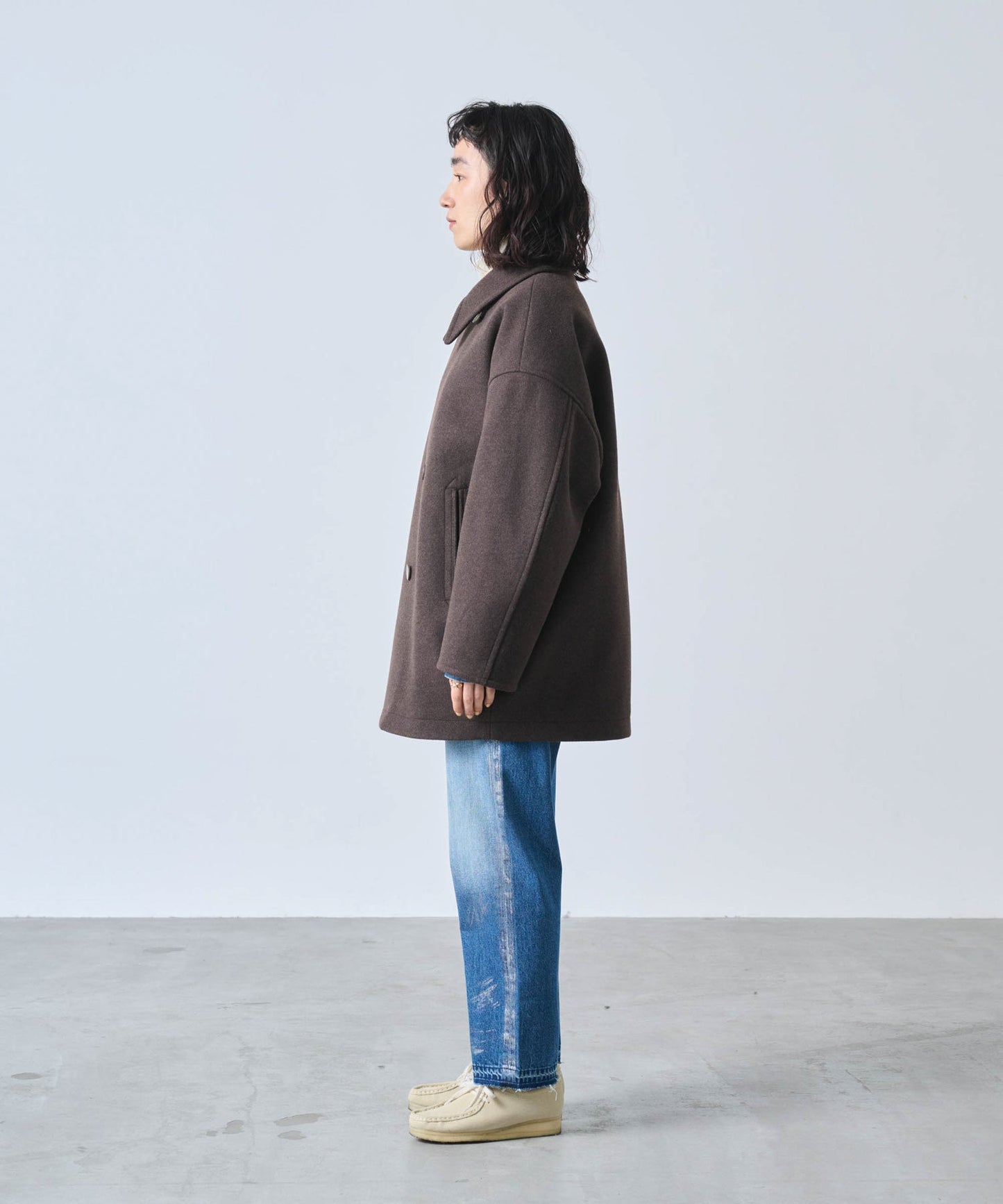 COCOON PEA-COAT  / MIL25FJK3243