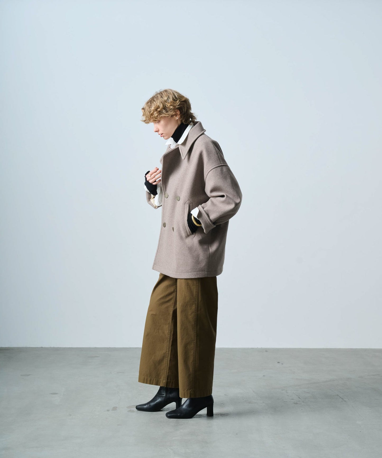 COCOON PEA-COAT  / MIL25FJK3243