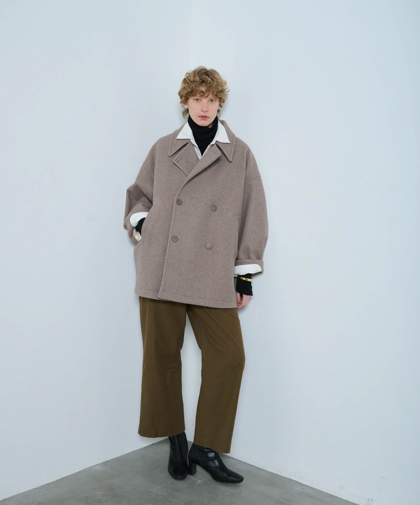 COCOON PEA-COAT  / MIL25FJK3243