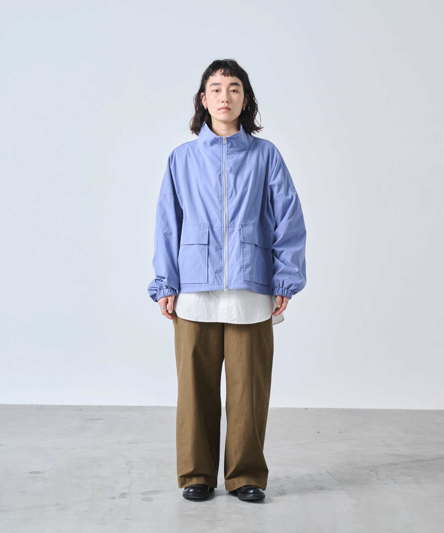 スタンドカラージャケット / MIL25HJK3232 – KHA:KI