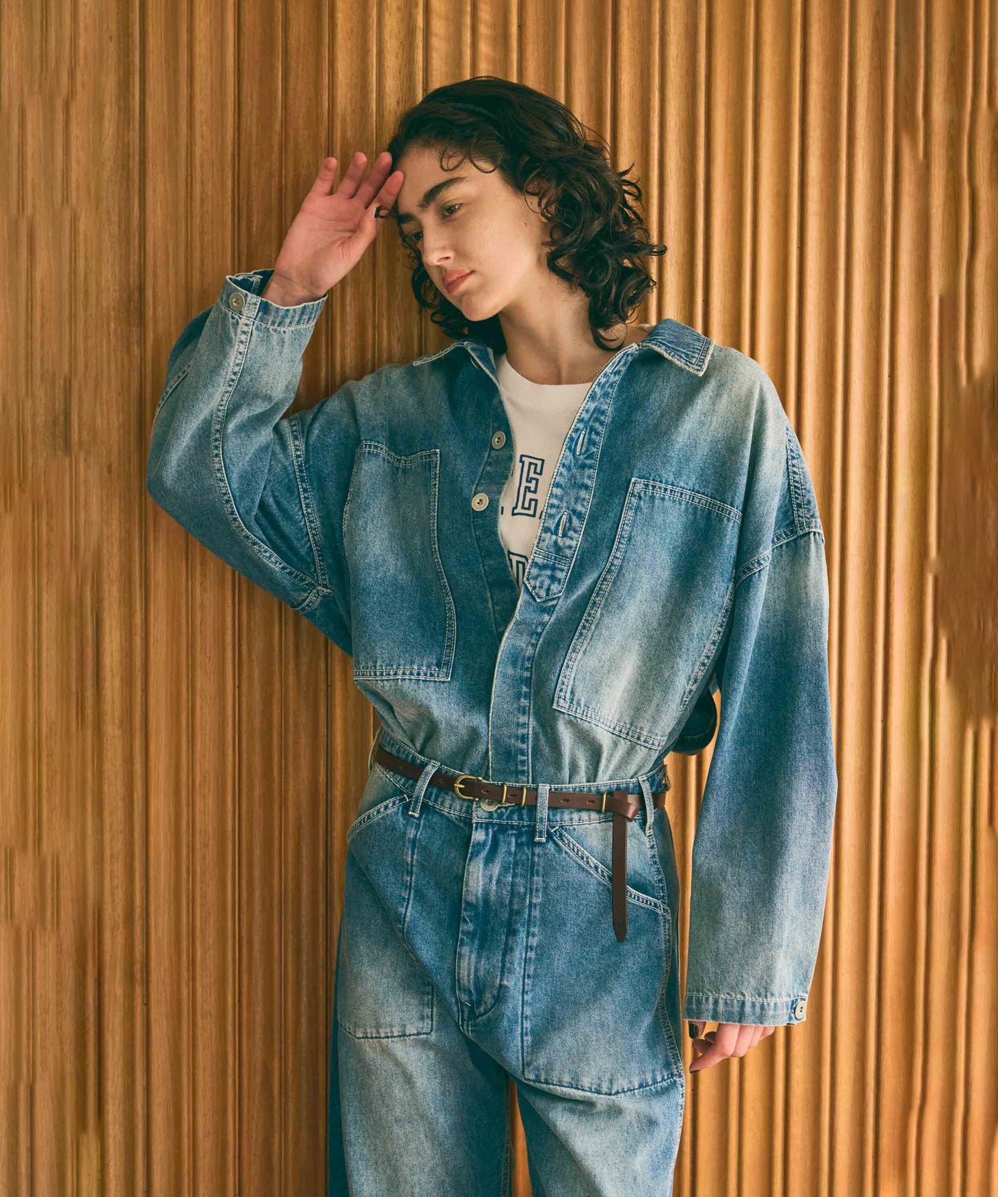 TYPE-35 DENIM SHIRT / MIL26FBL3166