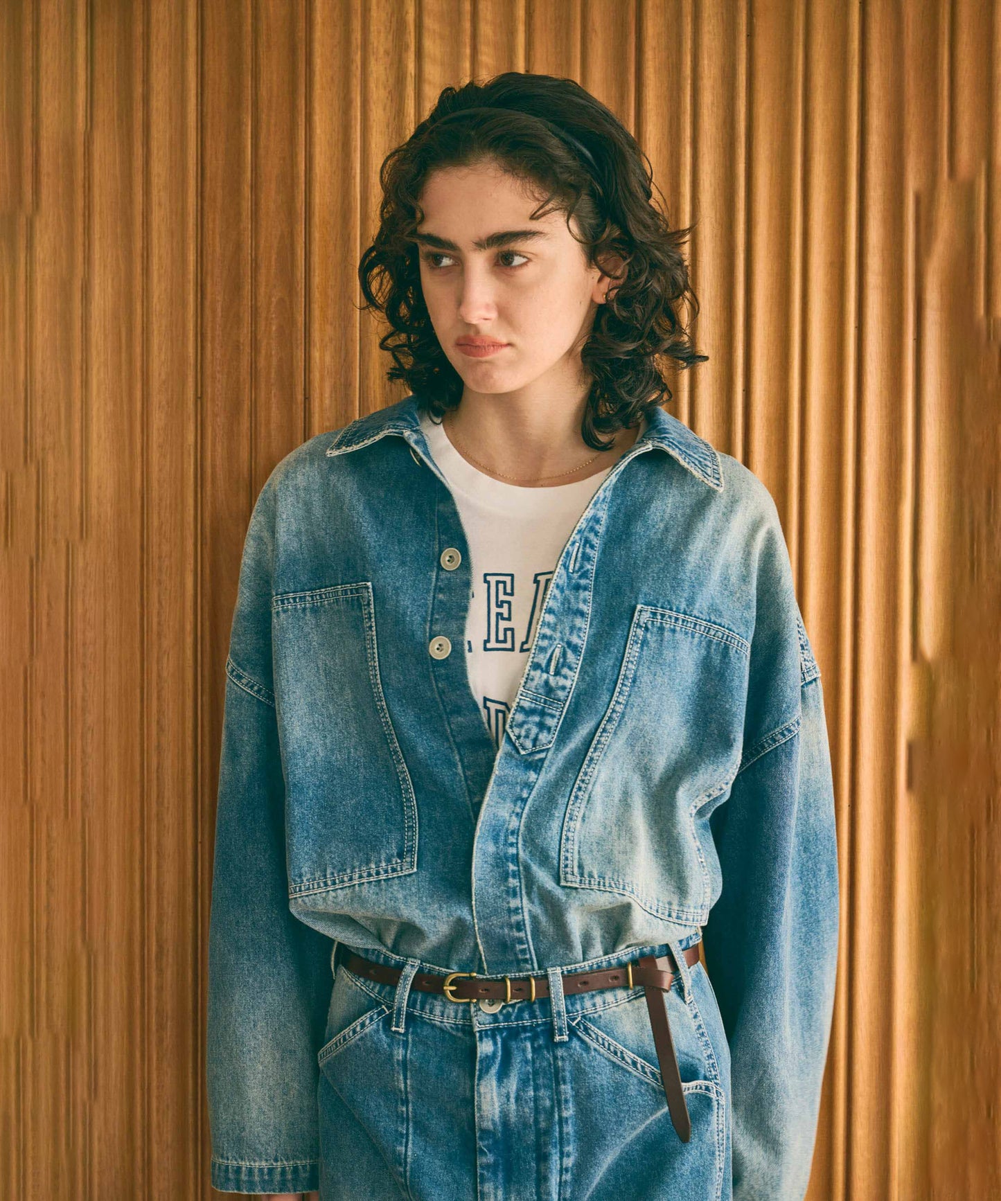 TYPE-35 DENIM SHIRT / MIL26FBL3166