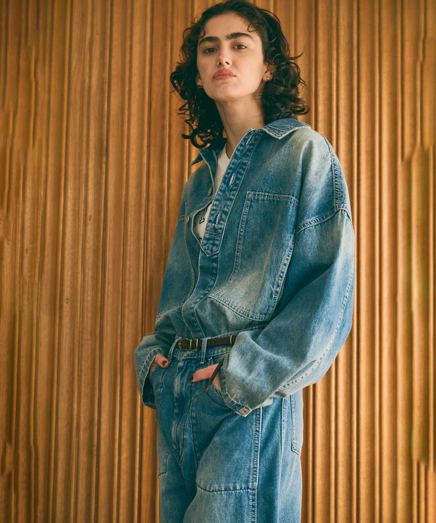 TYPE-35 DENIM SHIRT / MIL26FBL3166