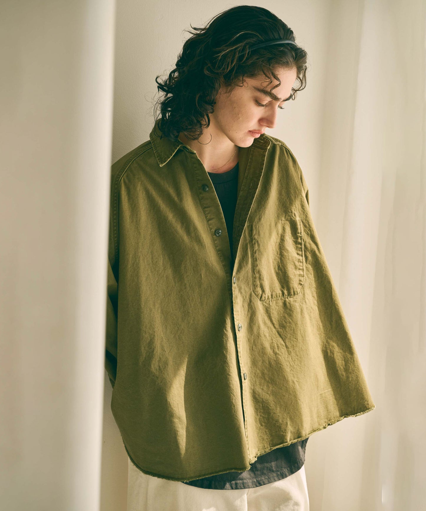 TENT LINE FATIGUE SHIRT / MIL26FBL3167
