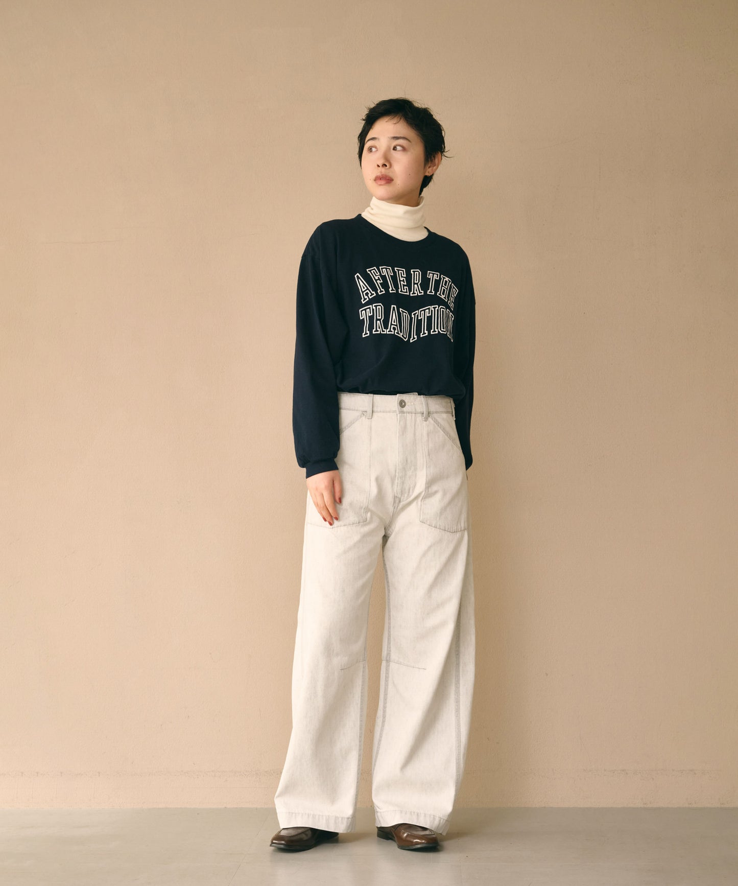 L/S TEE -WARPED COLLEGE- / MIL26FCS3521