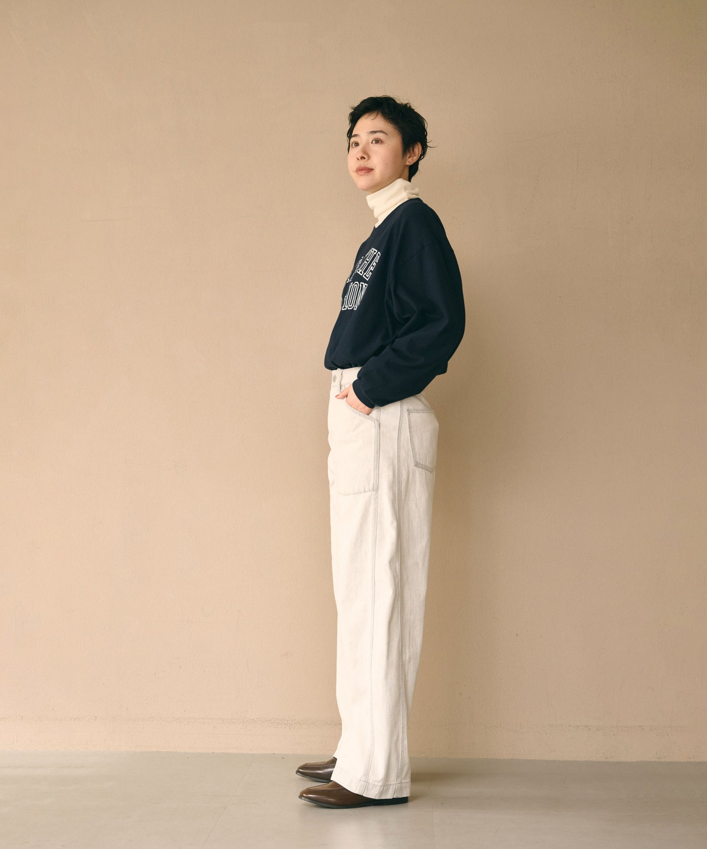 L/S TEE -WARPED COLLEGE- / MIL26FCS3521