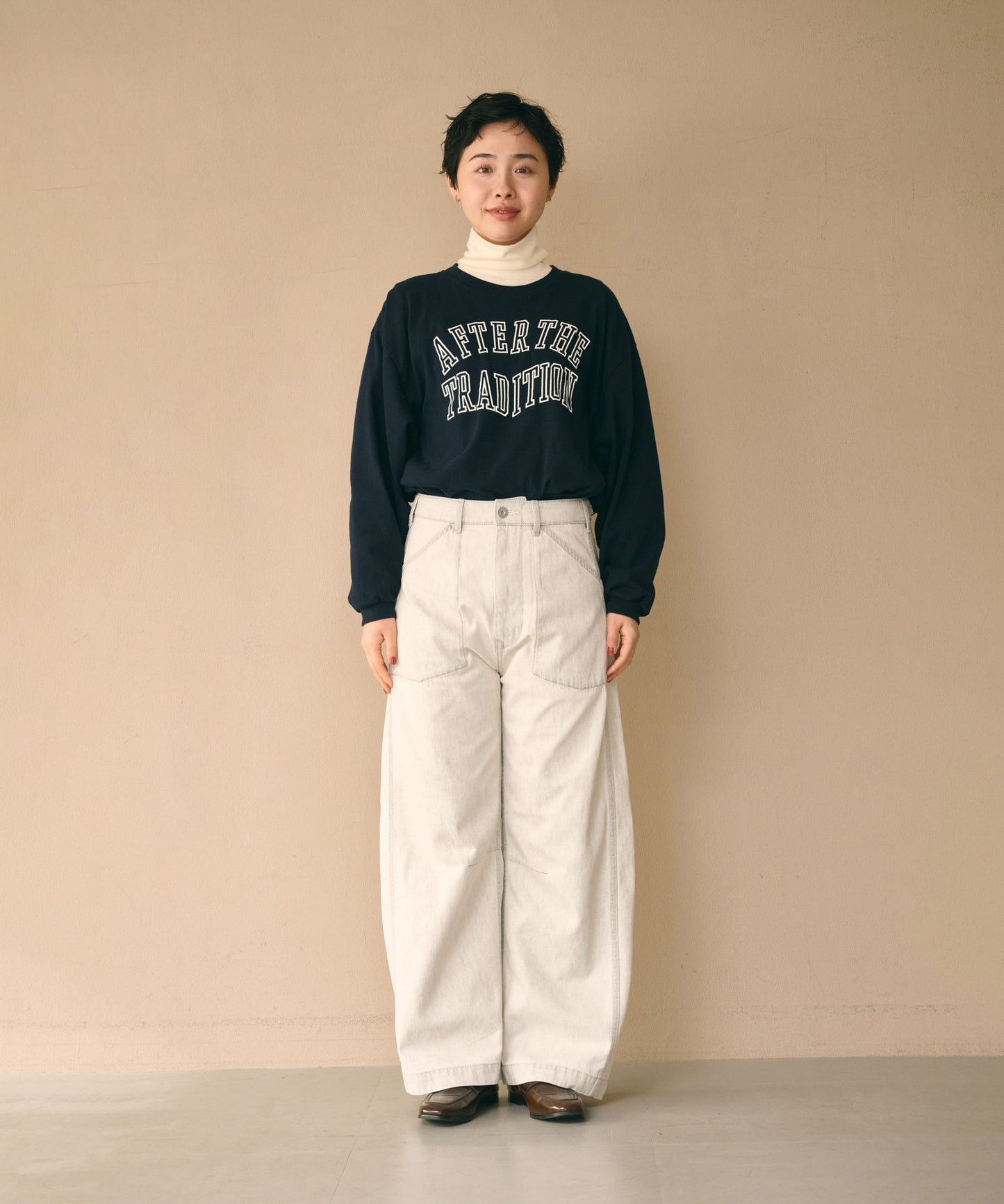 L/S TEE -WARPED COLLEGE- / MIL26FCS3521