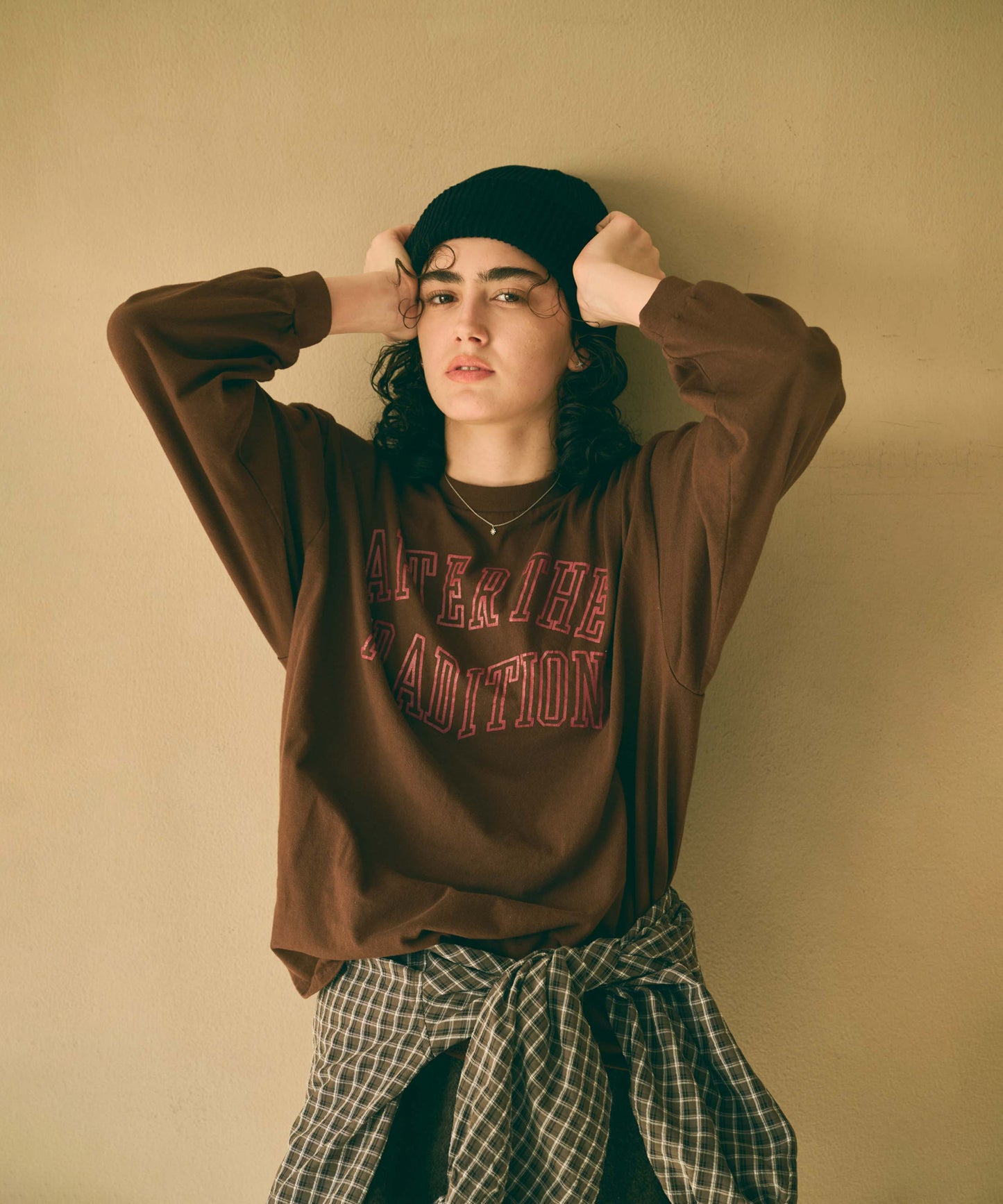 L/S TEE -WARPED COLLEGE- / MIL26FCS3521